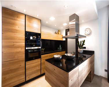 Armário de cozinha laminado modular simples